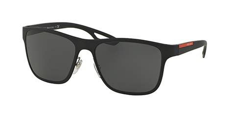 prada ps56qs|Prada Linea Rossa PS56QS LJ SILVER DG01A1 Sunglasses in .